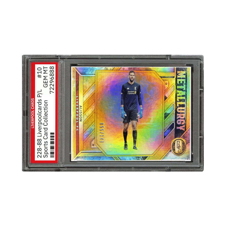 2019-20 PANINI GOLD STANDARD ALISSON BECKER LIVERPOOL #55/149