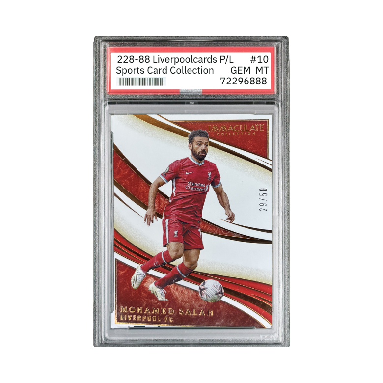 2020 PANINI IMMACULATE COLLECTION – MOHAMED SALAH #29/50
