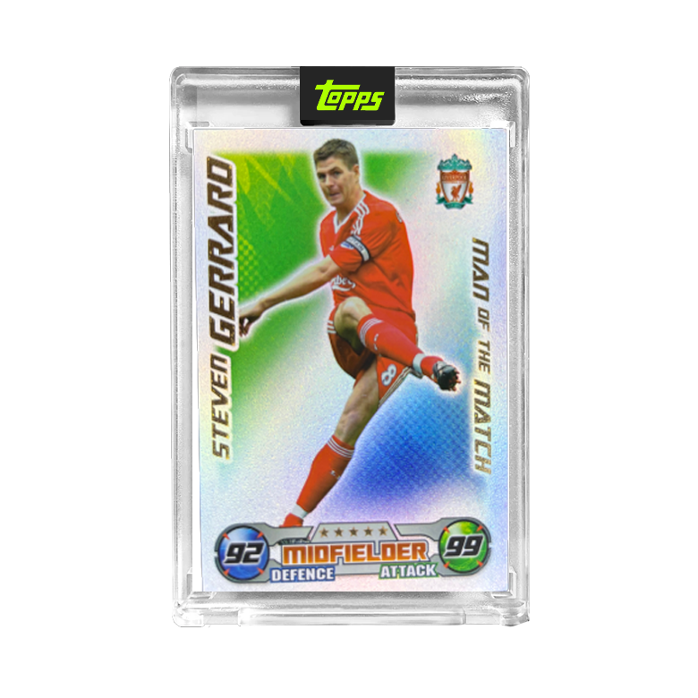 2008-09 MATCH ATTAX - STEVEN GERRARD - LIVERPOOL LEGENDARY CARDS