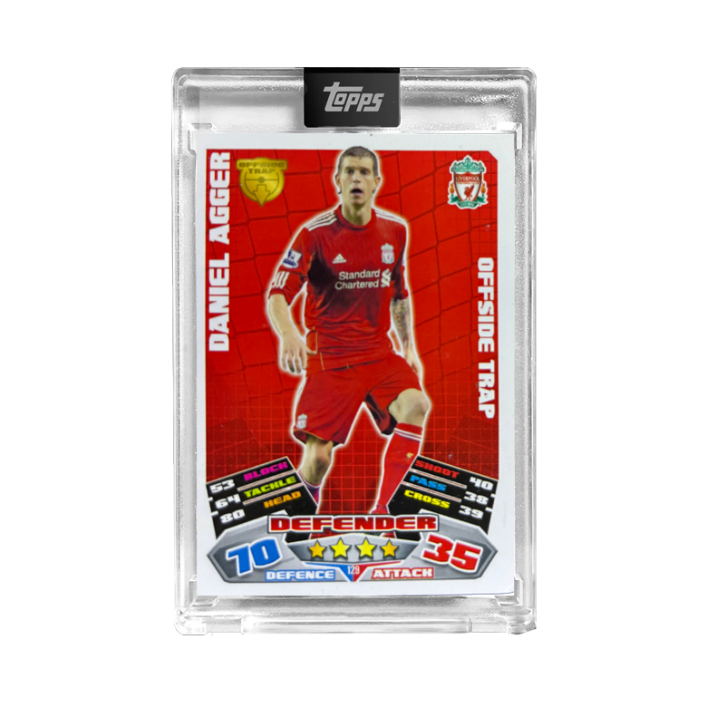 2011-12 MATCH ATTAX EPIC - DANIEL AGGER - LIVERPOOL CARDS